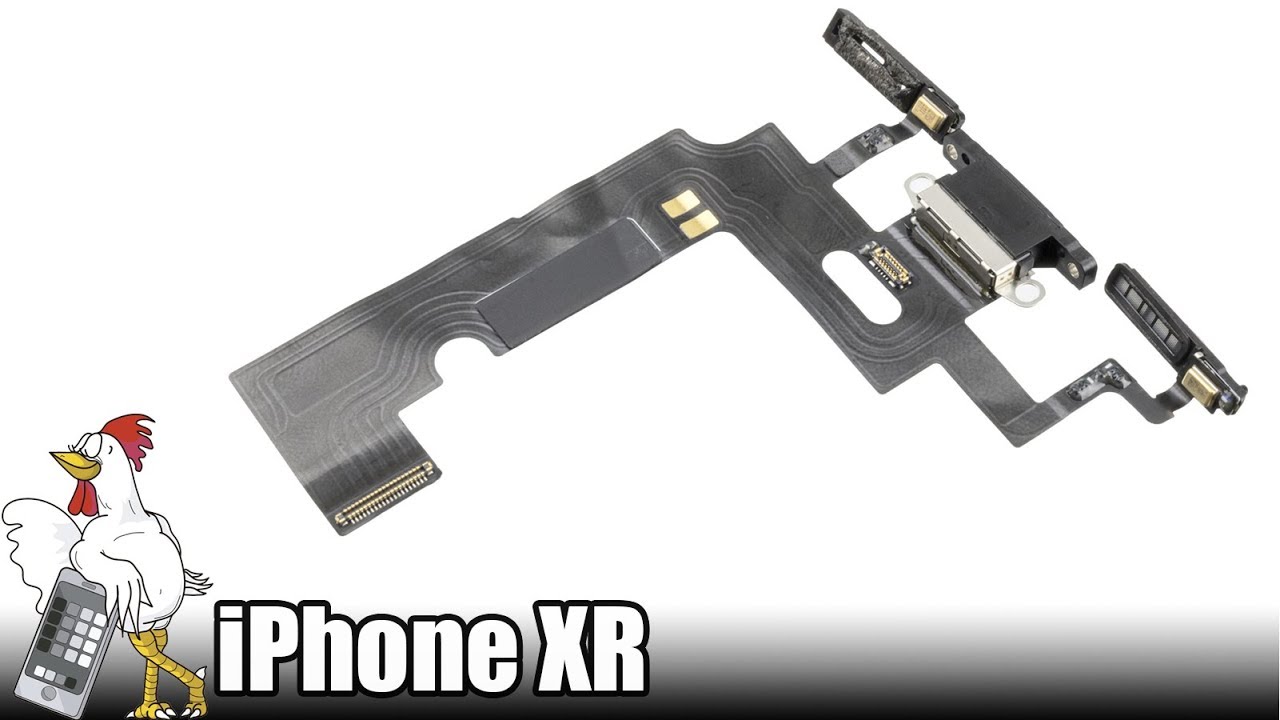 Guía del iPhone XR Cambiar flex con conector de carga YouTube