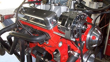 406 SBC on run stand, Rocket Performance Speed and Custom, Performance Engines