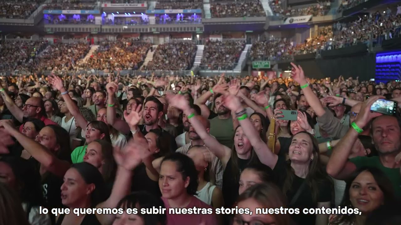Hemos desplegado una red 5G en el Movistar Arena España para subir contenido a RRSS en conciertos