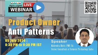 Webinar - Product Owners Anti Patterns