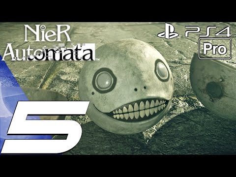 Nier Automata - Gameplay Walkthrough Part 5 - Forest Zone & A2 Boss Fight (PS4 PRO)