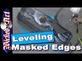 Leveling Masked Edges with Createx UVLS Gloss Clear