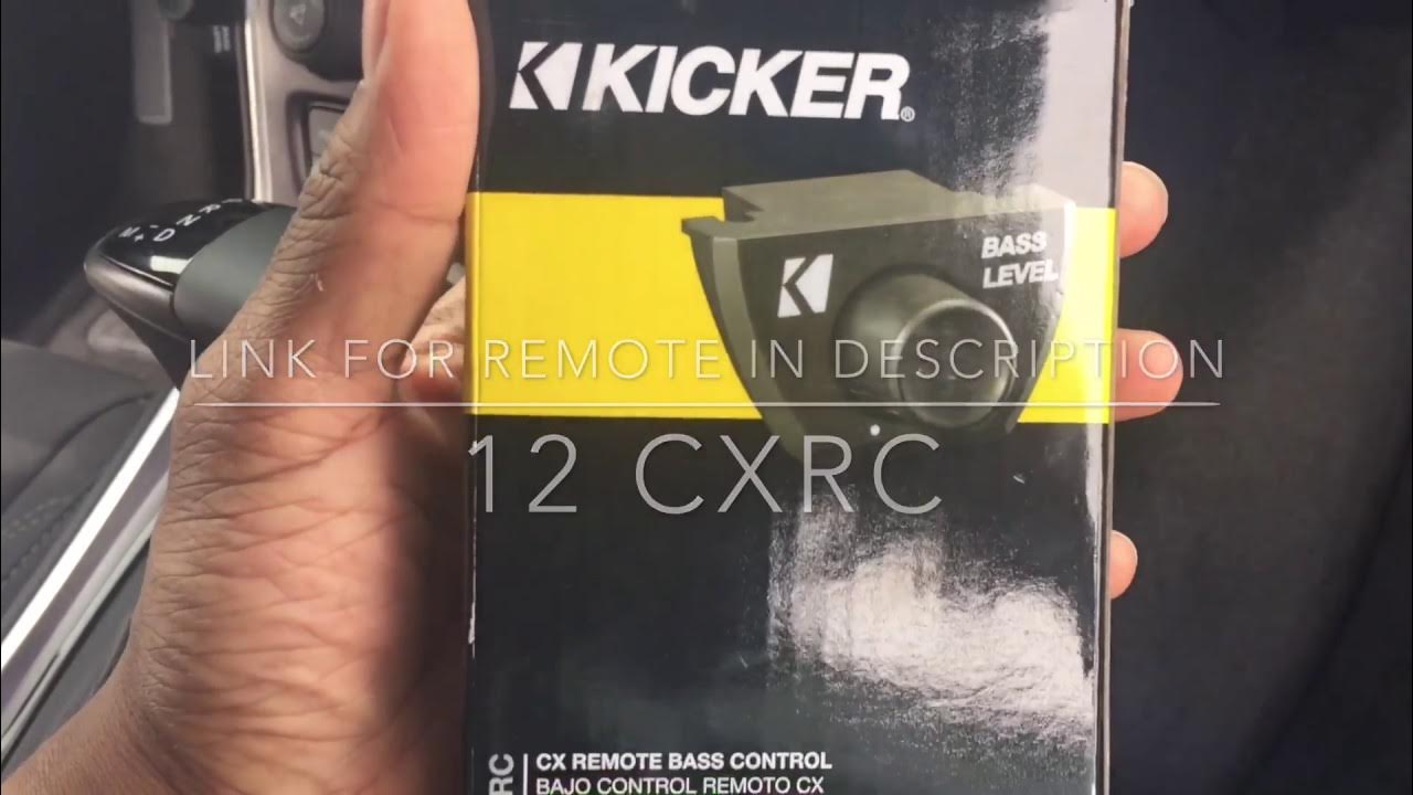 How to install Kicker Bass Knob for Subwoofer YouTube