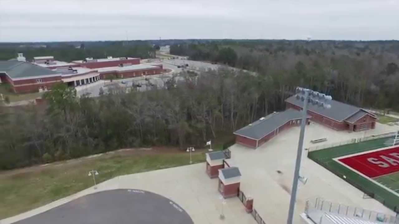 Saraland High School Flyover YouTube