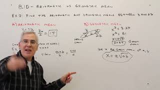 8.1D--Arithmetic vs Geometric Mean