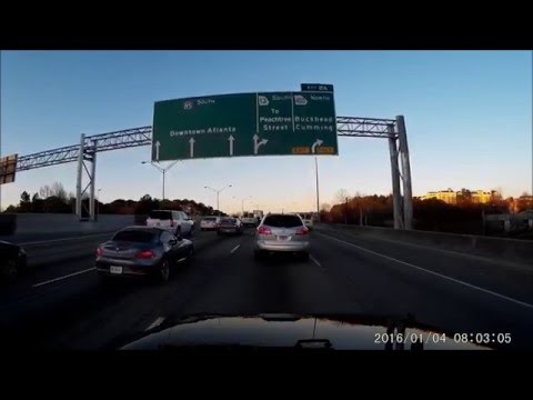 2016-01-04 Acura Driver attempts forced merge