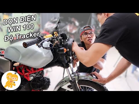 Quá Trình 5 tiếng DỌN ĐIỆN Honda Win 100 Nguyên Bản ĐỘ Cafe Racer - Xe Ôm Shop