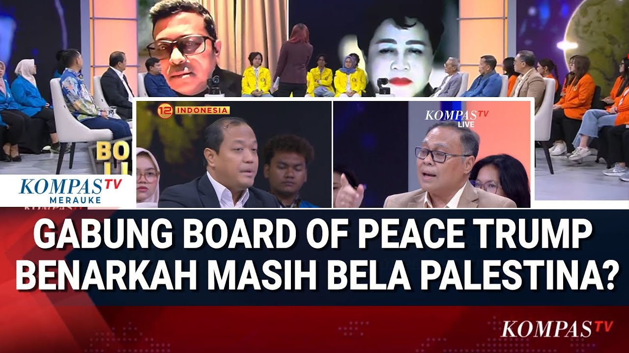 Debat Prof Hikmahanto-Khoirul Umam dan Connie -Haikal Hasan Soal Apakah BOP Trump Untuk Palestina