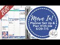 Erin Condren LifePlanner 2020 Move In Set Up & Plan With Me June 29th - Jul 5th