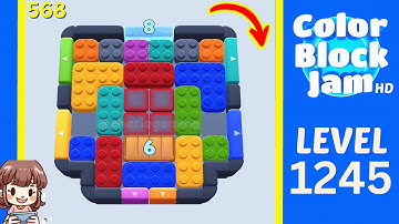 Color Block Jam Level 568 (1245) Solution Walkthrough