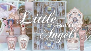 𐙚 ASMR UNBOXING FLOWER KNOWS LITTLE ANGEL REVIEW & SWATCHES 🏹 AESTHETIC ANGELCORE HAUL | PART 1
