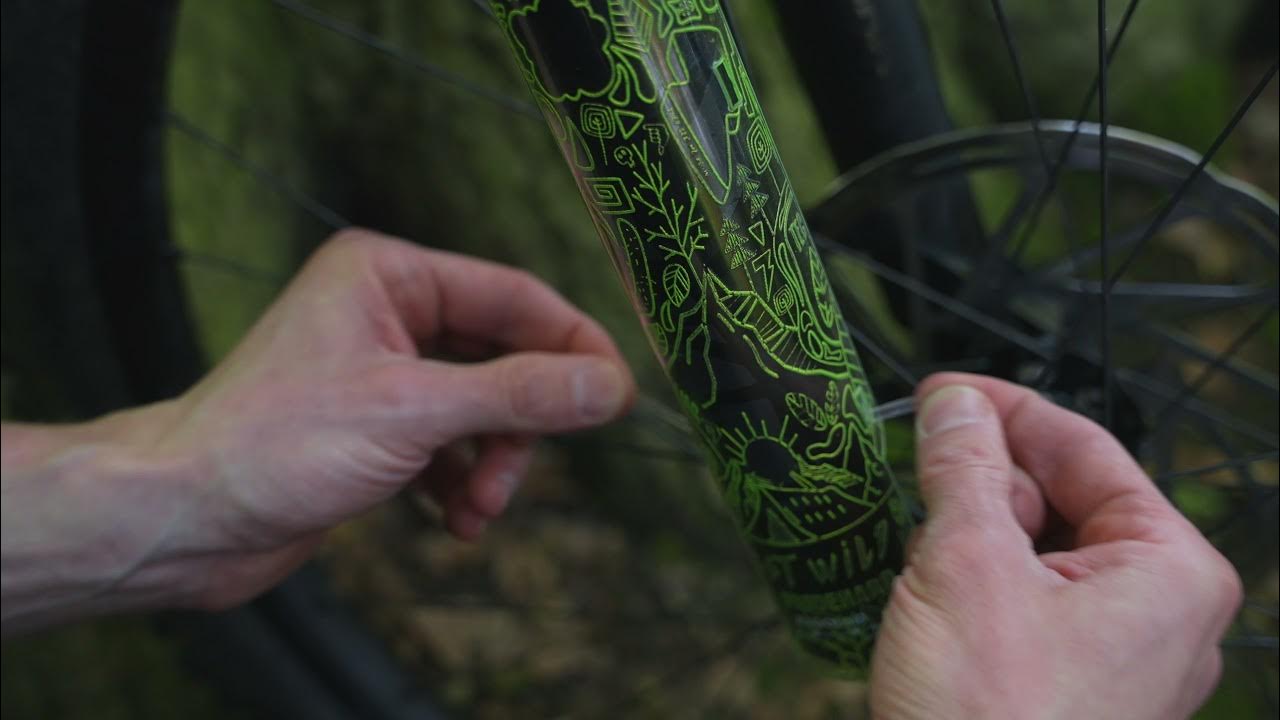 How To Install Your Gnartec Mountain Bike Fork Protectors YouTube