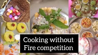 Cooking without fire competition in our college Prize winning 🍽️