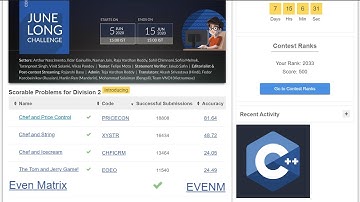 Even Matrix (EVENM) | JUNE20B | CodeChef