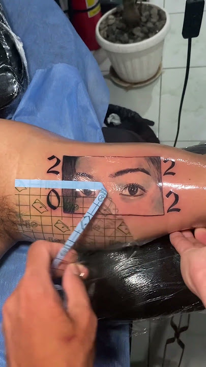 Tattoo film on Eyes Tattoo