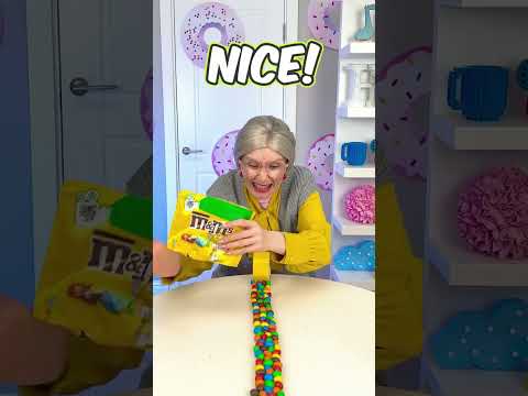 Grandma is way too good at stealing candy! 👵🍬 #funny #sneaky