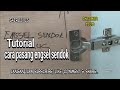 tutorial cara pasang engsel sendok