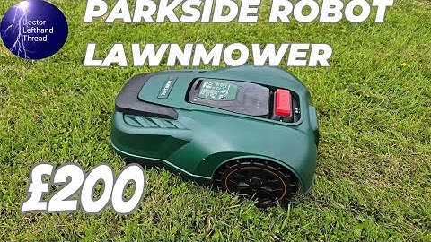 Parkside ROBOT mower UNBOXING & Set up