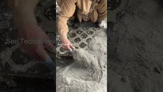 Cement Craft Idea | Cement Project Process  #Seetechnology #Shorts