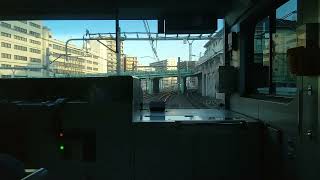山手線｜鶯谷駅→上野駅（JR東日本E235系電車。クハE234-29）外回り列車の前面展望の車窓、走行音、車内アナウンス。R6/3（東京）Yamanote Line Tokyo JAPAN TRAIN