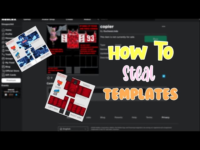 We steal Roblox templates on X: as requested by @TGamerminer   / X