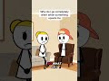 Why do I go completely silent when something upsets me#animation #americanhumor #fyp
