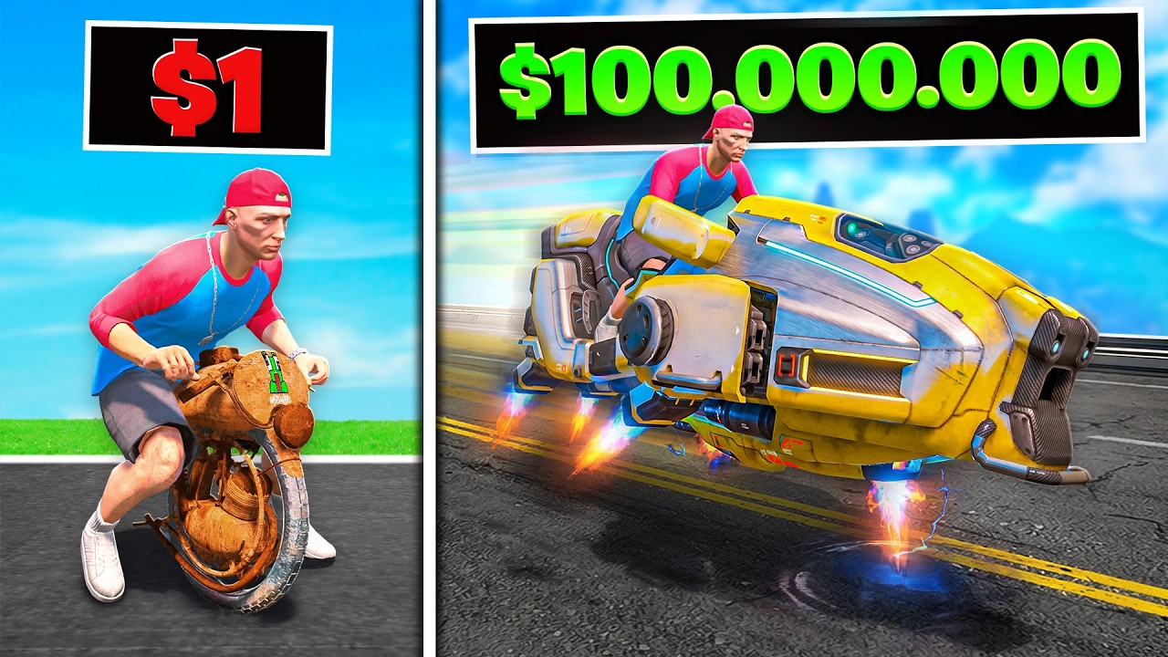 Jede Minute +1.000.000$ MOTORRAD UPGRADE in GTA 5!