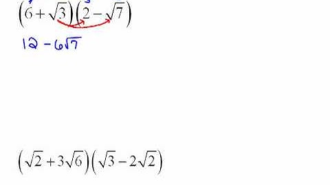 Multiplying Radicals and Simplifying 6.4