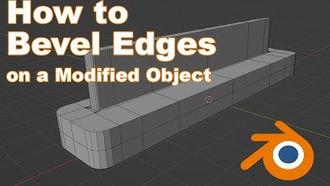 Blender Tutorial - How to fix beveling issue on an object in Blender.