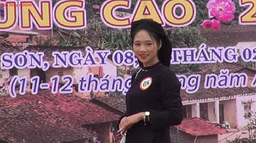 trình diễn áo dài các dân tộc vùng cao huyện lục ngạn