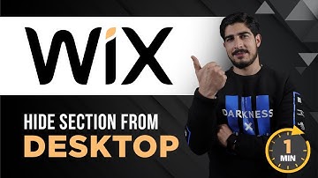 How To Hide Section From Desktop View In Wix Site 2025 | Wix Hide Section On Desktop