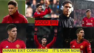 BREAKING🚨 Raphael Varane to leave Manchester United this summer ✅ FOR FREE THIS TRANSFER WINDOW!!