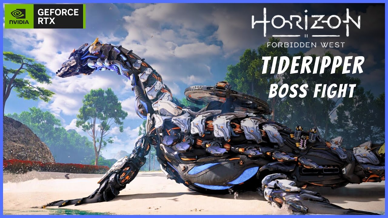 TIDERIPPER BOSS FIGHT | Horizon Forbidden West [2K60FPS] RTX 4070 PC ...