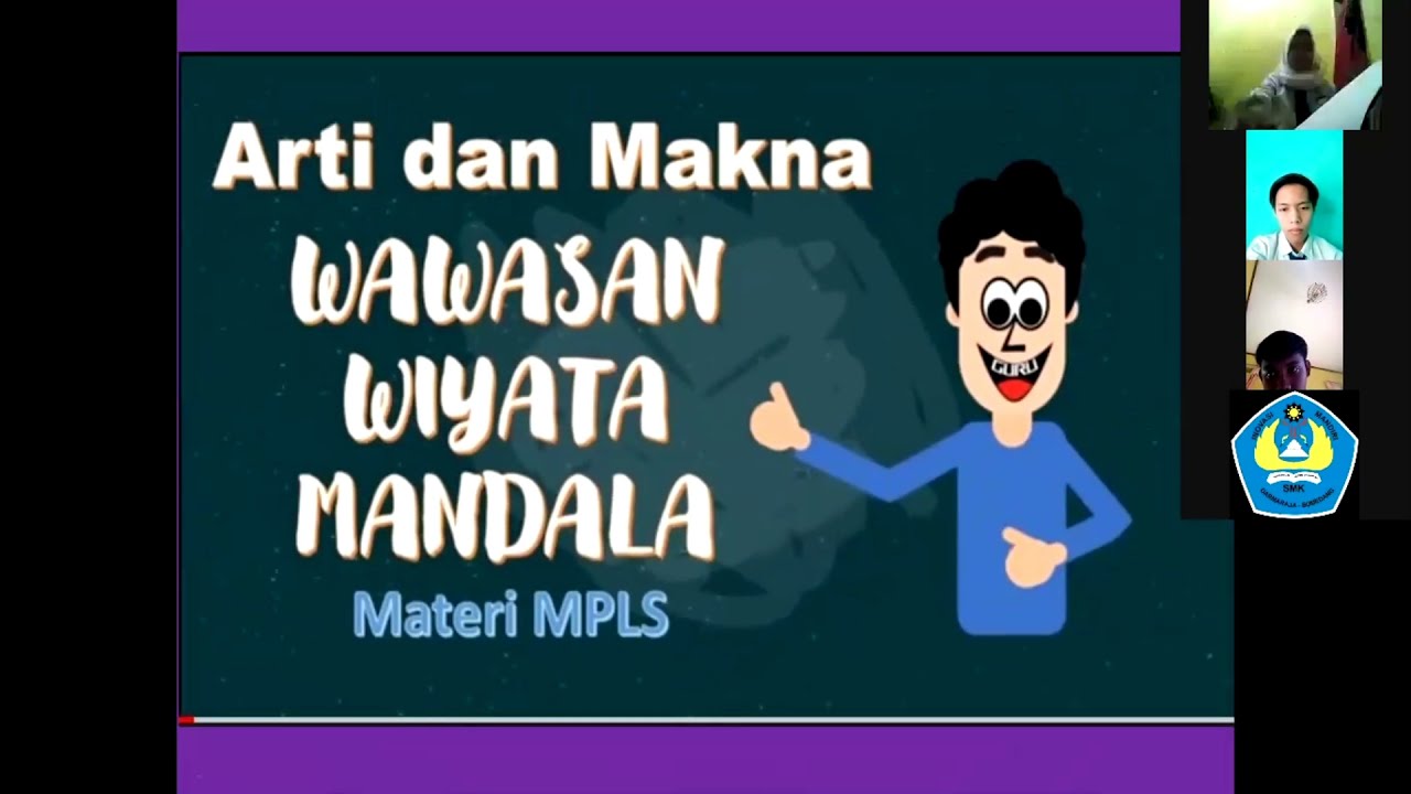 Pembukaan MPLS 2021 SKANOVA dan Materi Wawasan Wiyata Mandala