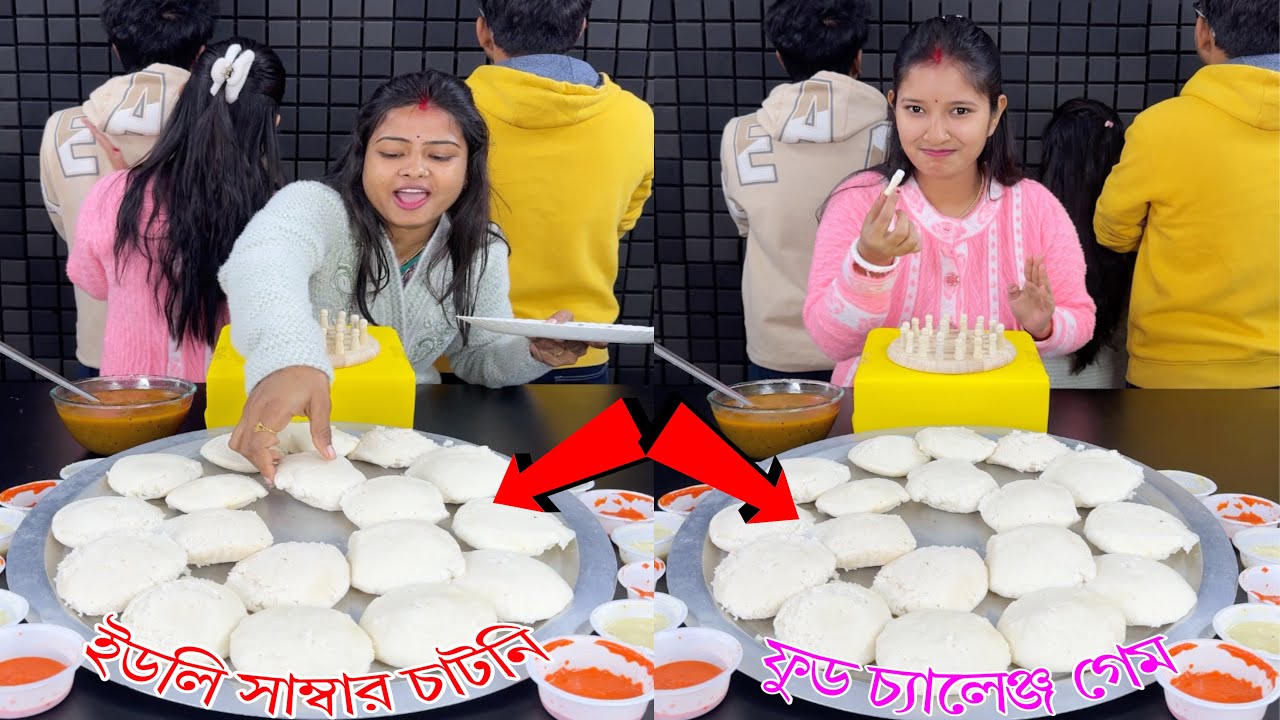 Idli Eating Colour Matching Funny Food Challenge Game