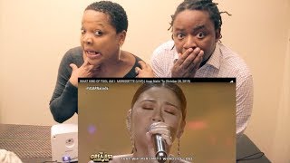 Africans reacts to Morissette Amon - What Kind of Fool am I (live)