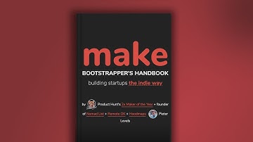 I read 200 pages Make, Pieter Levels + Hacked his $235k/m Framework