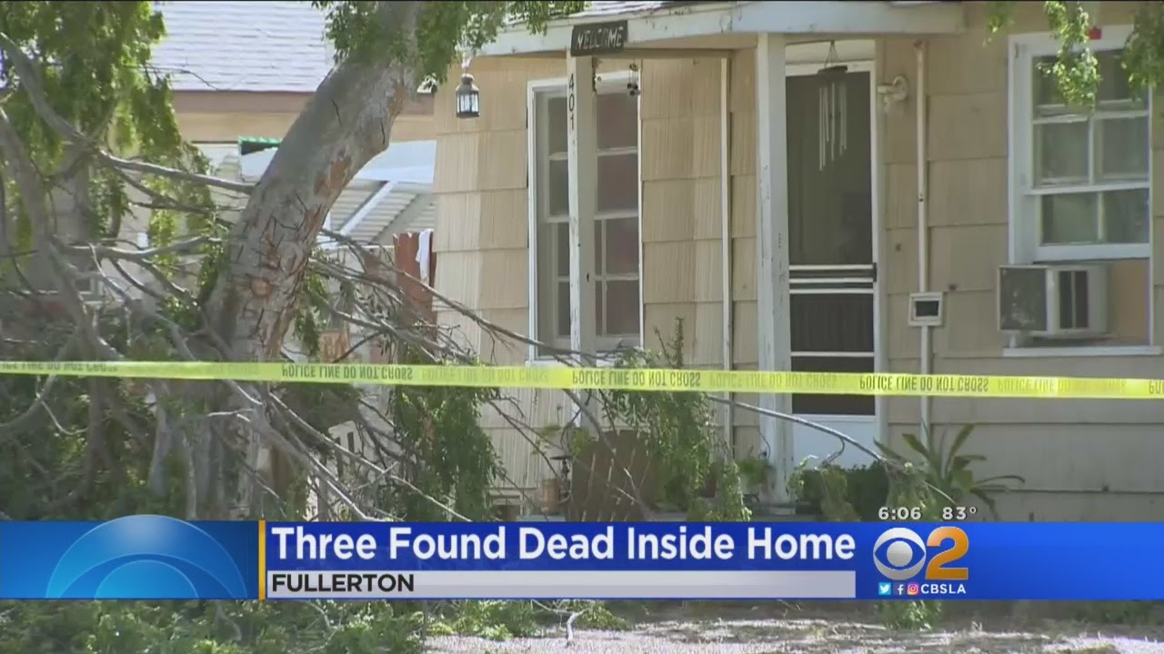 3 Adults Found Dead Inside Fullerton Home After Child Calls 911 - YouTube