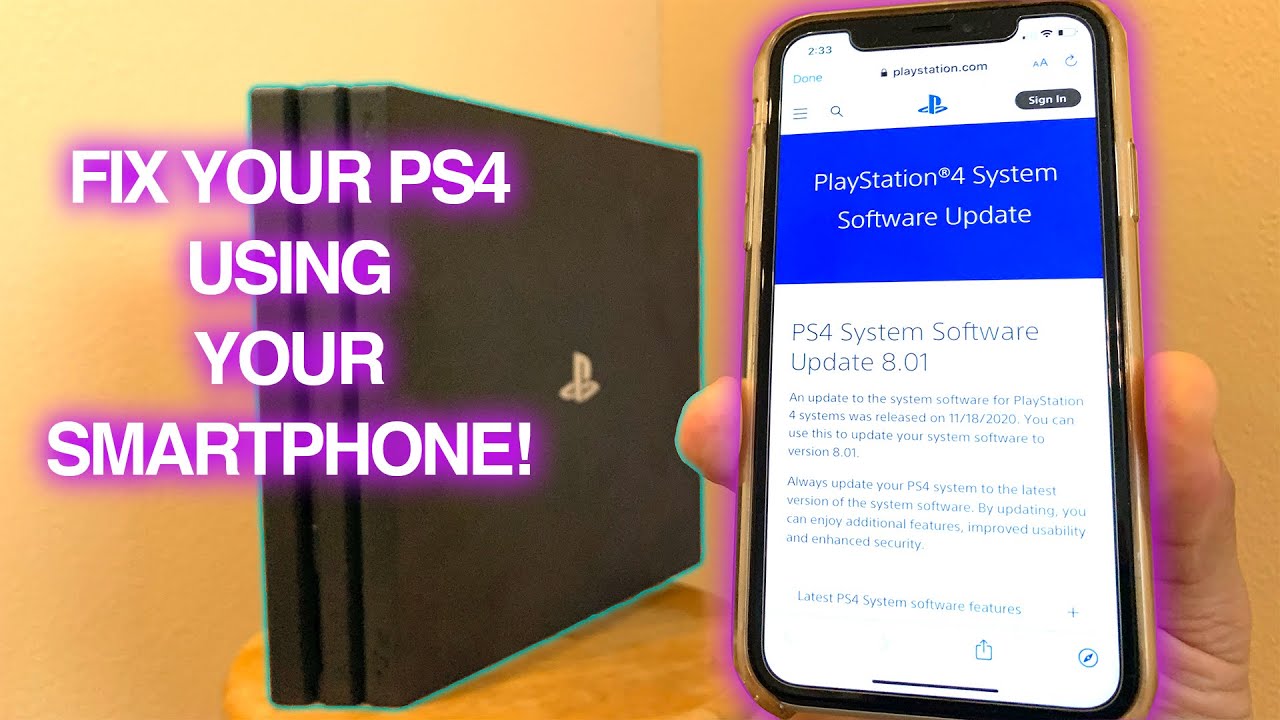 How to Reinstall PS4 Without Losing Data - YouTube