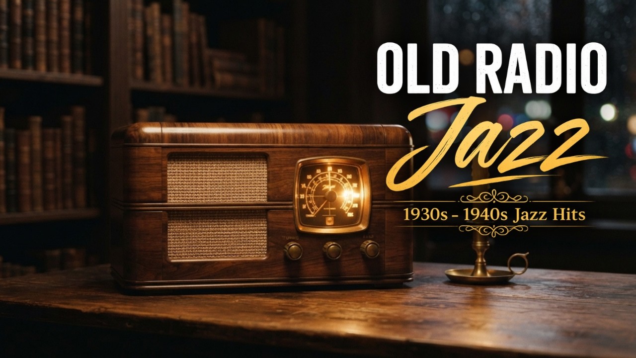 1940s Vintage Jazz Radio 📻 Timeless Swing Music Collection