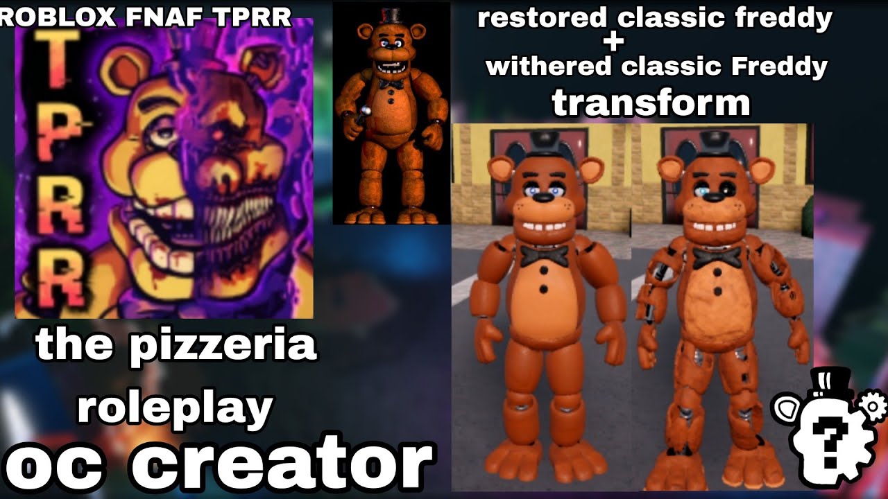 Tprr Springtrap ROBLOX FNAF TPRR the pizzeria roleplay oc creator restored classic ...