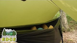 Check out the eagles nest outfitters profly sil nylon rain tarp at
enwild:
https://www.enwild.com/eagles-nest-outfitters-profly-sil-nylon-2015.html
used inde...