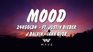 24kGoldn - ft. Justin Bieber, J Balvin, Iann Dior - Mood Remix -  (Lyrics) | WAVE |