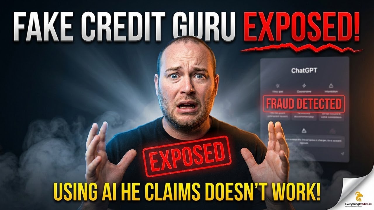 Fake Credit Repair Guru EXPOSED Using AI He Claims Doesn't Work