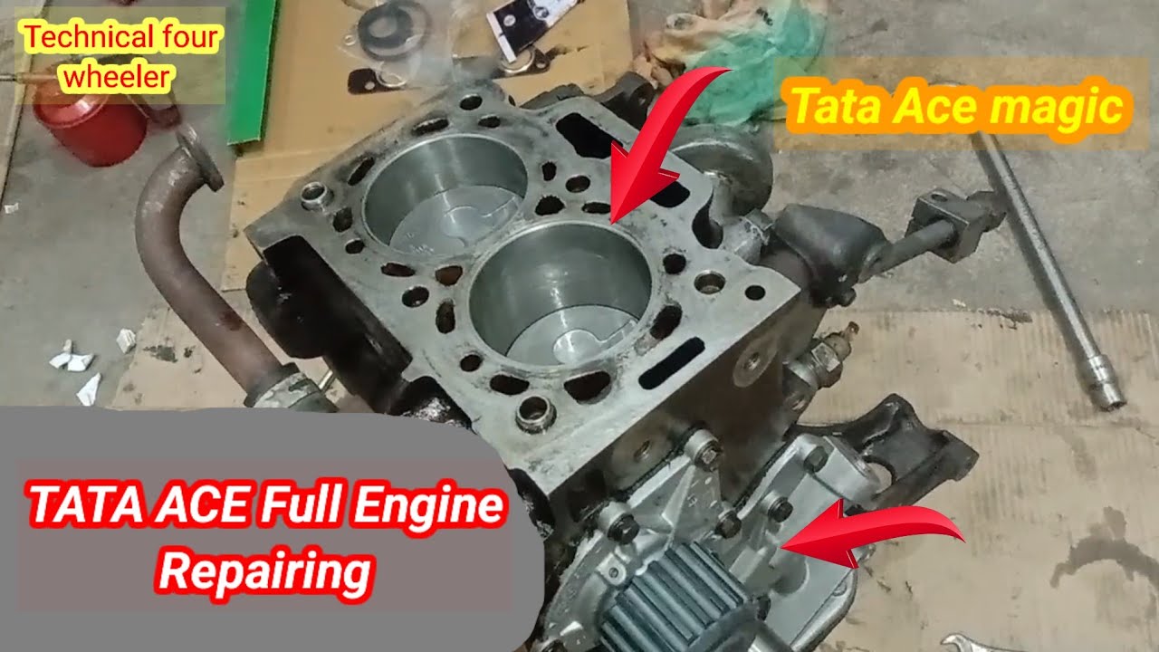Tata ACE #engine overhauling video