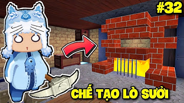 SINH TỒN VƯƠNG QUỐC SA MẠC - TẬP 32: MEOWPEO CHẾ TẠO LÒ SƯỞI SIÊU VIP TRONG NHÀ MINI WORLD