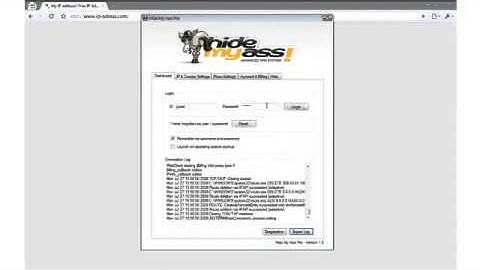 VPN - Hide your ip address (HMA pro VPN).