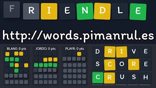 FRIENDLE: Play Wordle* with your friends online
