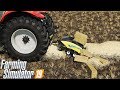Farming simulator 19  mini baler  big tractor  mini harvester  big header wtf 