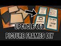 Upcycle Old Picture Frames DIY | Game Room Decor